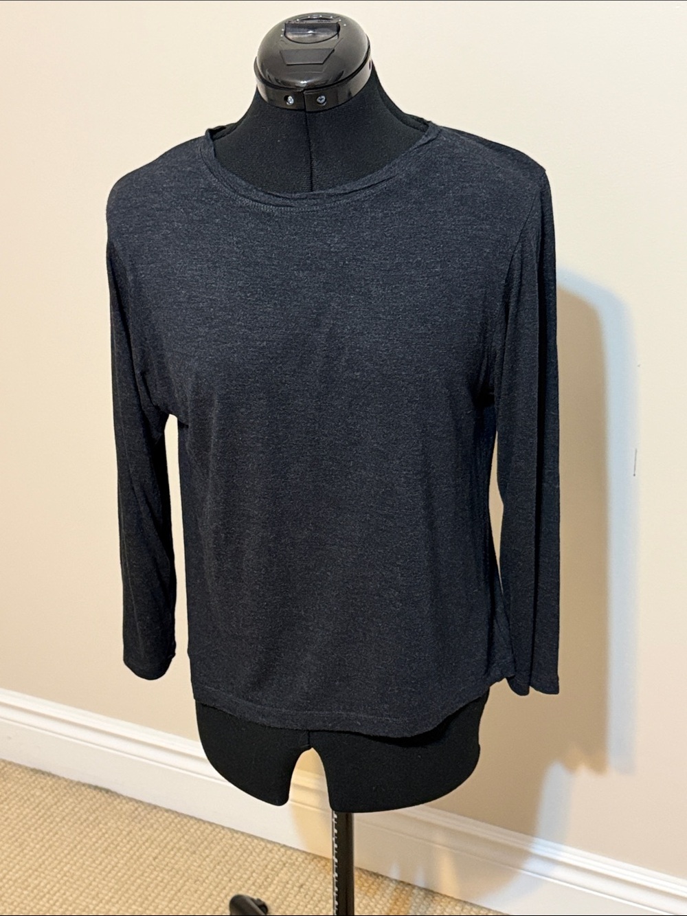 VINCE T Shirt 3/4 Length Sleeve Crew Neck